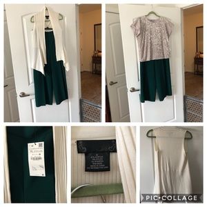 Pant, sweater and top